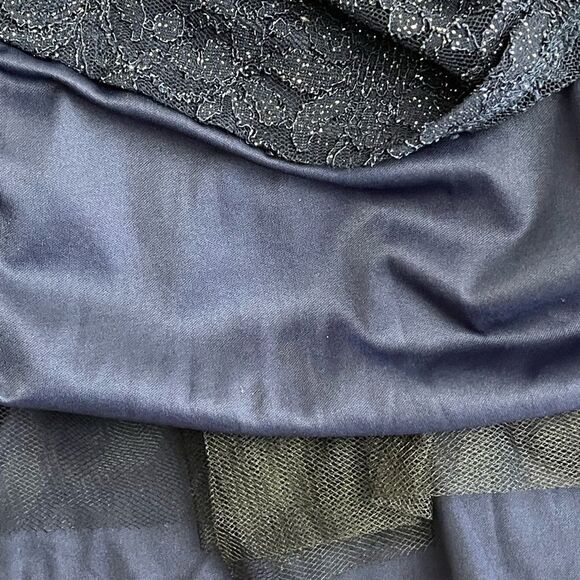 B Smart Navy Semi Formal Dress Juniors Size 7 - Picture 5 of 6